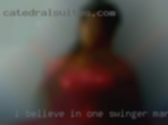 I believe in one swinger man with one women.